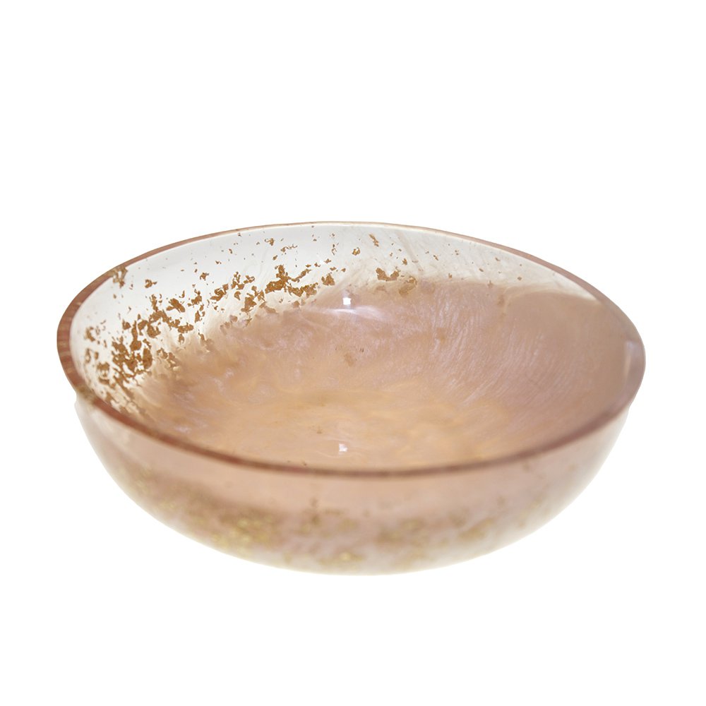 Round Resin Sequin Bowl resin decorative table centerpiece